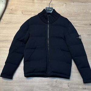 Stone Island Navy knit puffer